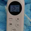 Electric Blanket 50" x 60" Soft Ribbed Faux Fur Flannel Quick Heat 12 Heat Levels 1-12 Hour Timer and Overheat Protection & Auto Shut Off & ETL FCC (Sky Blue, Throw 50" x 60")