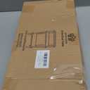 Apicizon Small Narrow Side Table, 3Tier Skinny End Table for Small Spaces, Slim Nightstand with Storage Shelf, Bedside Table for Living Room, Bedroom, Natural