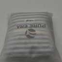 PURE ERA Jersey Knit Duvet Cover Set 100% T-Shirt Heather Cotton Super Soft Comfy Classic Striped Design, with Zipper Closure, Heather Blueish Grey Stripe, Queen