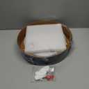 Bargeni Flush Mount Ceiling Light,12.5 inch LED Ceiling Light Fixture,Matte Black with Gold Inside,3000K/Warm White/18W(100w Equiv.),Dimmable Outdoor Lighting Fixtures Ceiling for Bedroom and Hallway