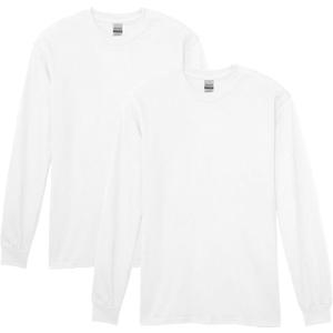 Gildan Adult Heavy Cotton Long Sleeve T-Shirt, Style G5400, 2-Pack (Medium)