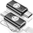 Temdan Lightning to USB C Adapter (2 Pack) for iPhone 15/16 Pro/16 Pro Max/16 Plus,Type C Charger Connector,Support Charging & Data Transfer,for iPhone 15/16 Charger Adapter Not for Audio/OTG-35W