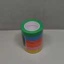 Colored Masking Tape Painters Tape 1 Inch, 6 Rolls (990 Feet) Rainbow Painting Tapes for Art Craft Scrapbook DIY Colored Coding Drawing Labeling, 6 Vibrant Colors
