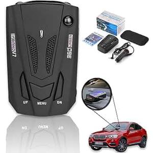 Car Radar 16 Band V7 GPS Speed Safe Detector - Stay Informed on The Road with Advanced 360° Laser Detection, Voice Alerts, and GPS Accuracy for Comprehensive Road Safety Awareness