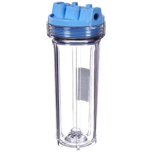 Pentair Pentek 158008 Traditional Slim Line Filter Housing, 3/8" NPT #10 Under Sink Clear Water Filter Housing, 10-Inch, Clear