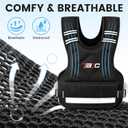 TB3C Adjustable Weighted Vest for Women 20-32lb Vest with 6 Ironsand Weights for Strength Training,Body Weight Vest Exercise Set for Running, Walking and Home Workouts