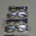 Gaoye Professional Reading Glasses for All Day - Computer Readers with Blue Light Protection - Value Pack (B1-5 Pack Light Black)