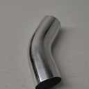 GASHER 1PCS Intercooler Pipe Aluminum 45 Degree Elbow Alloy Tube 4"OD, Leg Length 4" (100mm), For Intake And Cooling Systems