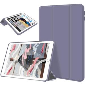 Slim Case for iPad Pro 11-Inch M5 2025 / M4 2024 (6th/5th Generation) with Trifold Stand, Cute Portable Soft TPU Silicone Smart Folio Protective Cover, Auto Sleep/Wake (Purple)