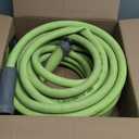 Flexzilla Garden Hose with SwivelGrip, 5/8 in. x 50 ft., Lightweight All-Weather Water Hose, Durable and Flexible, Leak-Free Connections (Chartreuse)