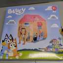 Pop N Fun Bluey Pop-Up Tent, Multicolor Easy Storage Pop Up Play Tent with Roll-Up Door & Peep Window, Indoor/Outdoor Toddler Playhouse for Ages 2+