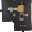 Backflow Preventer Insulated Cover (5F) for Winter Freeze Protection, 13"W x 12"H Thickened Pressure Vacuum Breaker & Well Pump Cover, Outdoor Waterproof Insulation Pouch for Sprinkler Valve, Black