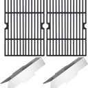 Charbrofire 70-01-634 DGF350CSP DGF350CSP-D Grates and Heat Tent Replacement Parts for Dyna Glo Grill Grates Heat Plates DGF350SNP DGF350SNP-D DG1-70-01-634-R 101-03011 70-01-635 Heat Shield
