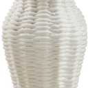 Mud Pie Woven Ceramic Vase, Bud, 5.5" x 3.25