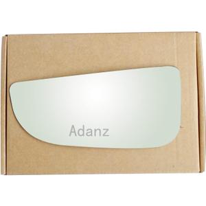 Lower Towing Mirror Replacement Glass fit for 2010-2023 Dodge Ram 1500 2500 3500 Pickup Truck Full Size Driver Left Side LH Convex Non Heated, Including Adhesive Pads