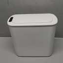 Cesun Automatic Motion Sensor Bathroom Trash Can with Lid, 2.6 Gallon Touchless Trash Bin, Smart Plastic Slim Garbage Can Small White Wastebasket for Toilet, Office, rv, Bedroom, Living Room