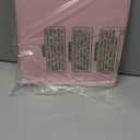 SUNEE 3 Ring Binder 1 Inch Pink 1 Pack, Holds 175 Sheets of Letter Paper, Clear View 1" Three Ring PVC-Free (Fit 8.5x11 Inches) for School or Office Supplies