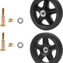 Parts Camp Lawn Mower Wheel kits 6 inch Wheels for Push Mower Cart wheels 6 inch (Set of 2)