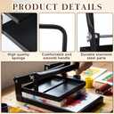 Lounsweer Block Printing Press Linocut Hand Letterpress Machine Adjustable Height Model B Steel Press for Printmaking Block Printing Supplies