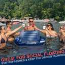 CUDDY Floating Cooler and Dry Storage Vessel for Land & Water 40QT Great for River, Beach, Kayak, Pool, & Lake - Multiple Color Options