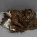 EASEDAILY Women's Fur Shawls and Wraps Wedding Fur Scarf Faux Bridal Stole with Brooch for Brides and Bridesmaids, S-M