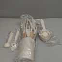 Silicone Cooking Utensils Set - AVGPD Silicone Kitchen Utensils for Cooking Wooden Handles, 446°F Heat Resistant Kitchen Utensil Spatula Sets w Holder, Gadgets for Non-Stick Cookware BPA FREE (Khaki)