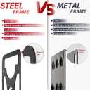 Heavy-Duty No-Drill Front License Plate Frame Anti-Theft License Plate Bracket Compatible with Audi A3 / S3 / RS3 2015-2020
