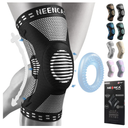 NEENCA Professional Knee Brace for Pain Relief, Medical Knee Support with Patella Pad & Side Stabilizers, Compression Knee Sleeve for Meniscus Tear, ACL, Joint Pain, Runner, Workout Size Large