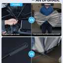 Proadsy Windshield Sun Shade Umbrella for Hyundai Ioniq 5 2022-2025 2026 Foldable Car Umbrella Sunshade with Soft TPU Handle Spring Structure Crystal Cooling Material Protect Car from Rays & Heat