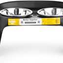 EveryYay Dining in Elevated Double Diner Dog Feeder 4 Cups