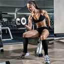 CHARMKING Compression Socks for Women & Men Circulation (3 Pairs) 15-20 mmHg is Best Support for Athletic Running Cycling (M)