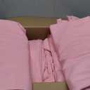Fitable 6 Pack Pink Round Tablecloths - 120 Inches in Diameter - Stain Resistant and Washable Table Clothes, Polyester Fabric Table Covers for Wedding, Party, Banquet, Formal Events