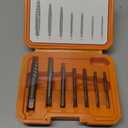 Screw Extractor Set, 7PCS Easy Out Screw Extractor Set, Stripped Screw Extractor for Removing Damaged Screws, Broken Bolts, Studs