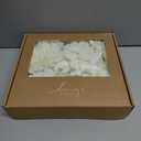 Ling's moment Artificial Flowers 9pcs Silk Dahlia 5.5"/4.5" Fake Flowers for DIY Wedding Craft Bouquets Centerpieces Arrangements Party Baby Shower Home Decorations (Ivory)