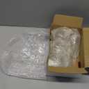 Civaner 32 Pcs Christmas Crystal Ornaments Hanging Clear Glass Plastic Hanging Decor Christmas Icicle Drop Crystal Ornaments for Xmas Tree Winter New Year Party Supplies(Clear)