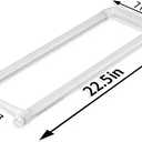 U Shaped Led Tube Lights, T8 T12, 18W 2400LM, 3500K Warm White, Dual-Ended Powered, Remove Ballast, Replacement U Shaped Fluorescent Bulbs (2)