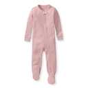 Burt's Bees Baby Unisex Baby Sleeper, Honeysoft Pajamas, One-Piece Zip-up footie PJ, Soft Organic Cotton & Lyocell Blend, 6-9M