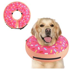Supet Inflatable Dog Cone Collar Alternative After Surgery, Doggie Neck Donut Collar Recovery ECollar, Soft Dog Cone for Small Medium Large Dogs