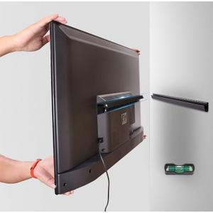 Antimbee Studless Drywall TV Mount for 32-75 inch TVs, No Stud TV Wall Bracket Max VESA 600x400mm up to 150 lbs Universal Fits Most LED LCD Plasma Flat/Curved Screen TVs & Monitors (Fit 32 to 75 inches TVs)