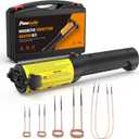 Induction Heater 1200W for Bolt Removal, Magnetic Heating Tool with 6 Coils, Handheld Heat Tool for Rusty Nuts and Bolts,Yellow