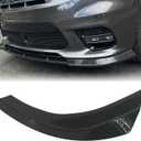 SHOWSEN 3PCS Glossy Black Front Bumper Lip Compatible with 2014-2021 Jeep Grand Cherokee SRT/2018-2021 Trackhawk Front Bumper Lip Spoiler Kit