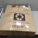 Lasko Oscillating Cyclone Pedestal Fan, Adjustable Height, Timer, Remote Control, 3 Speeds, for Bedroom, Living Room, Home Office, 18", Black, 1843