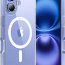 TUTUKII for iPhone 16 Case Clear, AntiDrop, Transparent, Shockproof, Military Grade Drop Protection, Heavy Duty Protective Phone Case Cover for 16 6.1", Clear