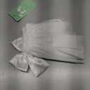 Kuoser Dog Dress Pet Wedding Dresses, Adorable Tutu Shirts for Small Medium Girl Dogs, Puppy White Princess Outfits with Luxury Lace Pearl Bow, Retro Pet Costumes for Birthday, Party, Wedding