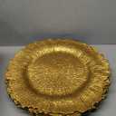 MonYouGe Gold Charger Plates, 13 Inch Gold Chargers for Dinner Plates, 48 Pack Premium Plate Chargers for Weddings, Parties, Restaurants