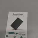 Wallet Tracker Card Air-Tag (iOS Only) - Work with Apple Find My, Bluetooth Tracker Smart Tracking Card Wallet Finder, 0.07in Slim, IP68 Waterproof, Item Locator for Luggage Tags, Passports, Purse