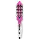 Farery Thermal Brush 9 Adjustable Temps, 1.5 Inch Long Barrel Hot Curling Wand for Big Bouncy Curls, Non-Blowing Heated Round Brush, Ceramic Curling Wand for Medium & Long Hair, Dual Voltage