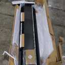 TUAN 60 inch Electric Fireplace Inserts, Ultra Thin Wall Mounted Fireplace with Remote Control, Multicolor Realistic Flame, Touch Screen, Thermostat, Timer, 750w/1500w (Log & Crystal Included) (60")