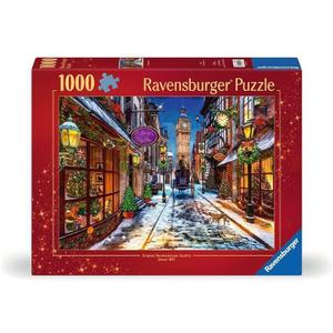 Ravensburger  Christmastime  1000 Piece Jigsaw Puzzle  Dazzling Turn of The Century London City Scene in Stunning Detail  Premium Quality  Ages 12+