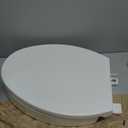Raised Bidet Toilet Seat Elongated 18.5" Soft Close, Dual Self-Cleaning Nozzles, Quick Release & Connect, Sturdy PP, Won't Loosen, Ideal for Seniors, Elderly & Limited Mobility, White